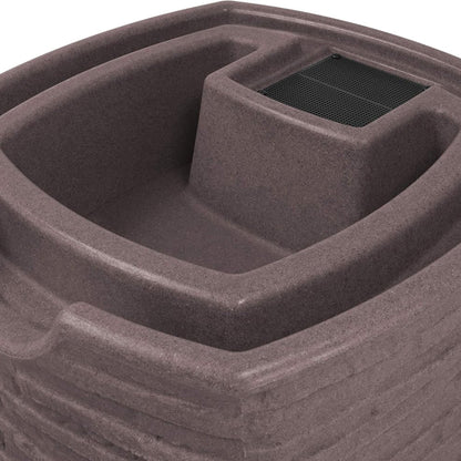 Good Ideas Impressions Riverwalk 50 Gallon Rain Saver with Spigots, Red Brick