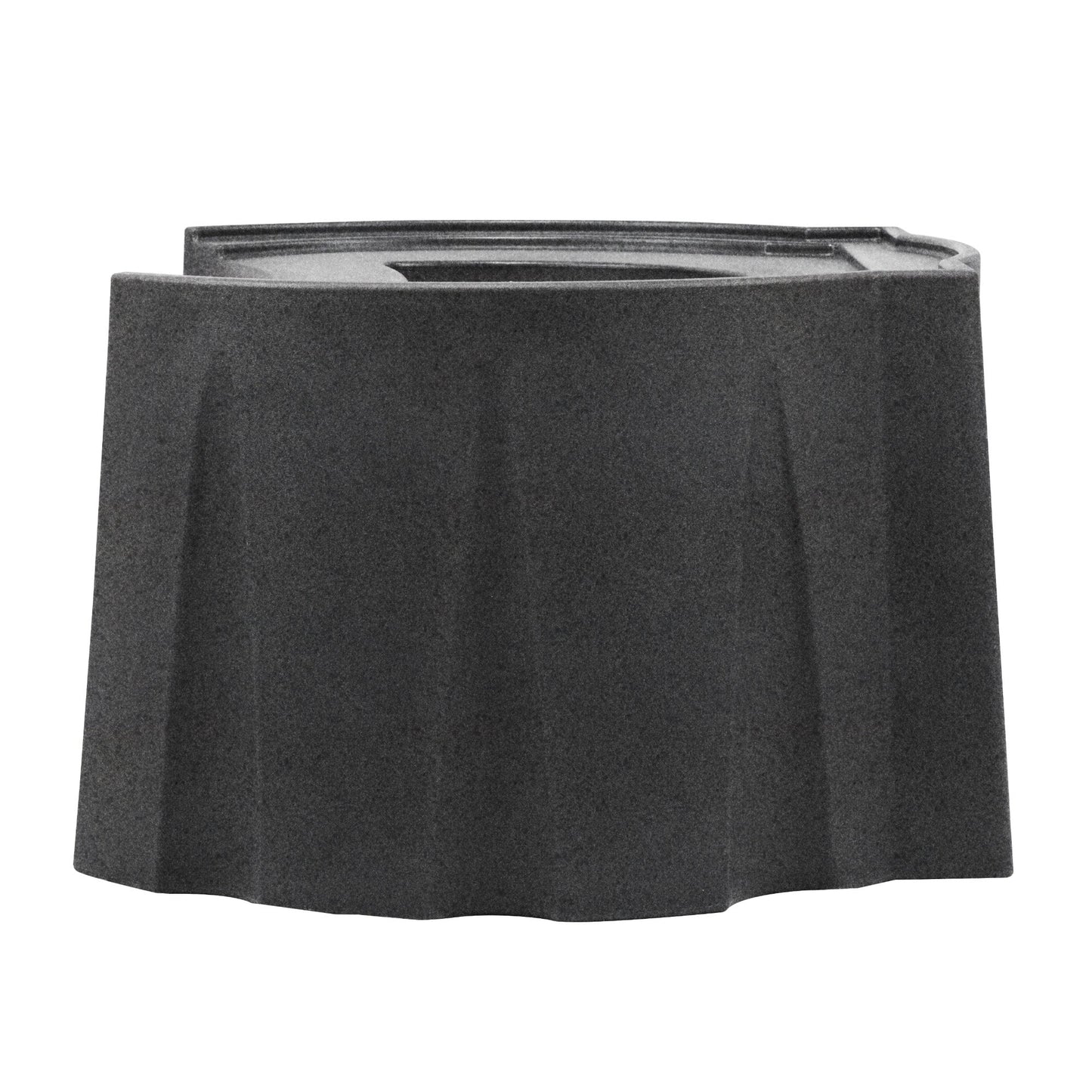 Good Ideas Rain Wizard Rain Barrel Stand, Adds Room for Buckets, Dark Granite
