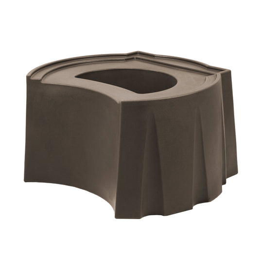 Good Ideas Rain Wizard Universal Rain Barrel Stand, Adds Room for Buckets, Oak