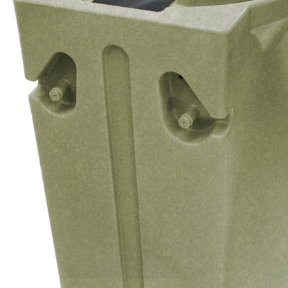 Good Ideas Rain Wizard Self-Draining Resin Urn, 65 Gallon Rain Barrel, Sandstone