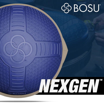 Bosu NEXGEN Balance Strength Trainer, Home Gym Workout Equipment, 26", Dusk
