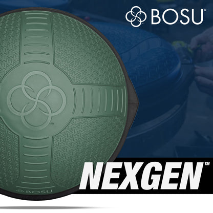 Bosu NEXGEN Balance Strength Trainer, Home Gym Workout Equipment, 26", Green