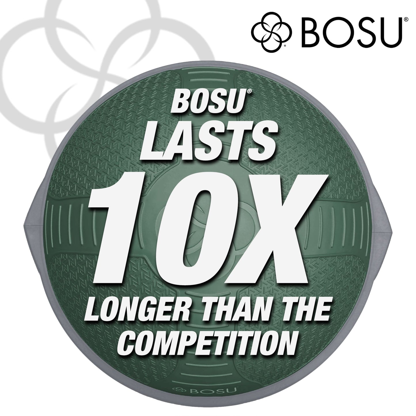 Bosu NEXGEN Balance Strength Trainer, Home Gym Workout Equipment, 26", Green