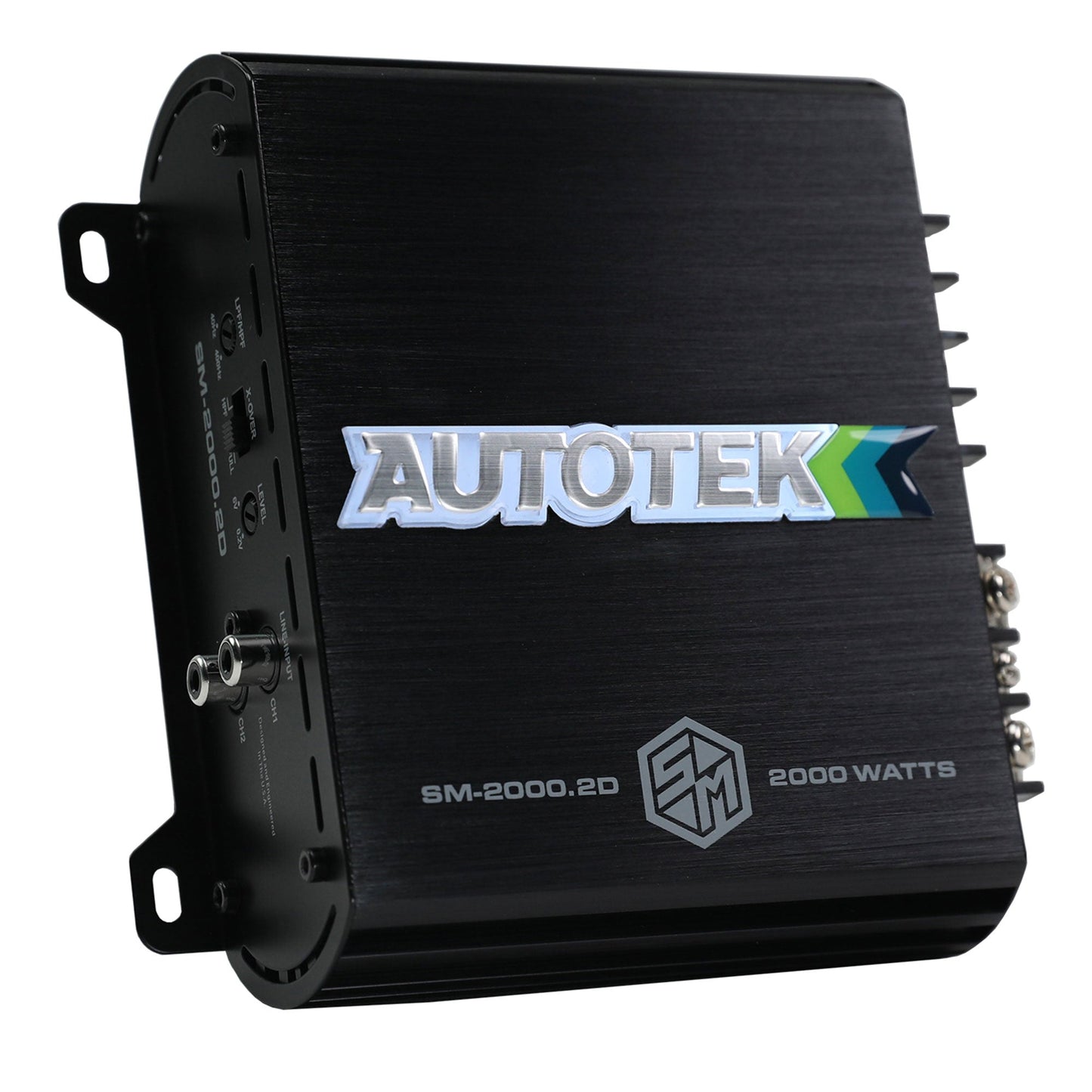 Autotek 2000W 2 Channel Car Audio Amplifier Bass Knob, Street Machine SM-2000.2D - Find Fresh Goods