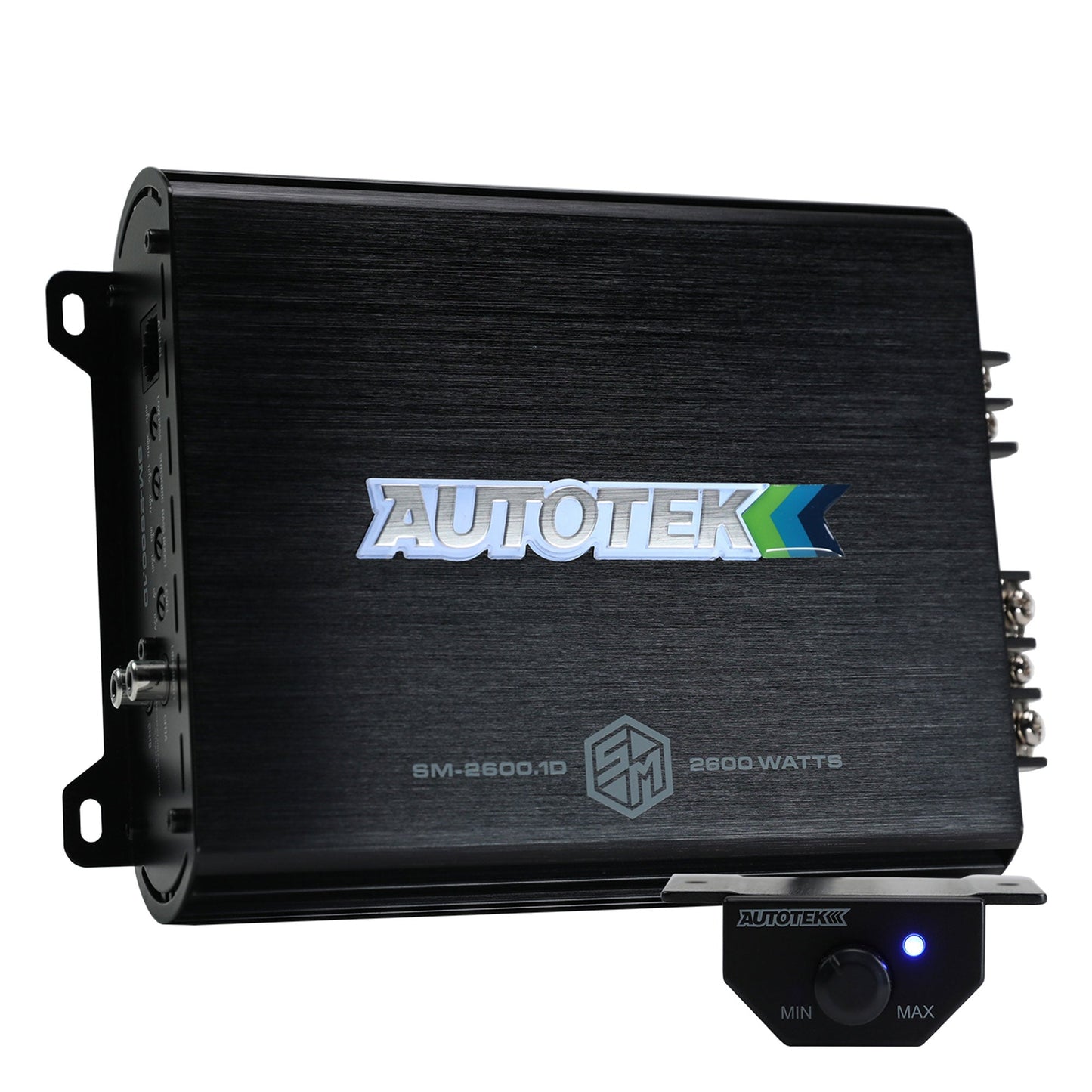 Autotek Street Machine 2600W 2 Channel Car Audio Amplifier, Bass Knob, Equalizer - Find Fresh Goods