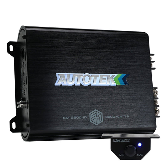 Autotek Street Machine 2600W 2 Channel Car Audio Amplifier, Bass Knob, Equalizer - Find Fresh Goods