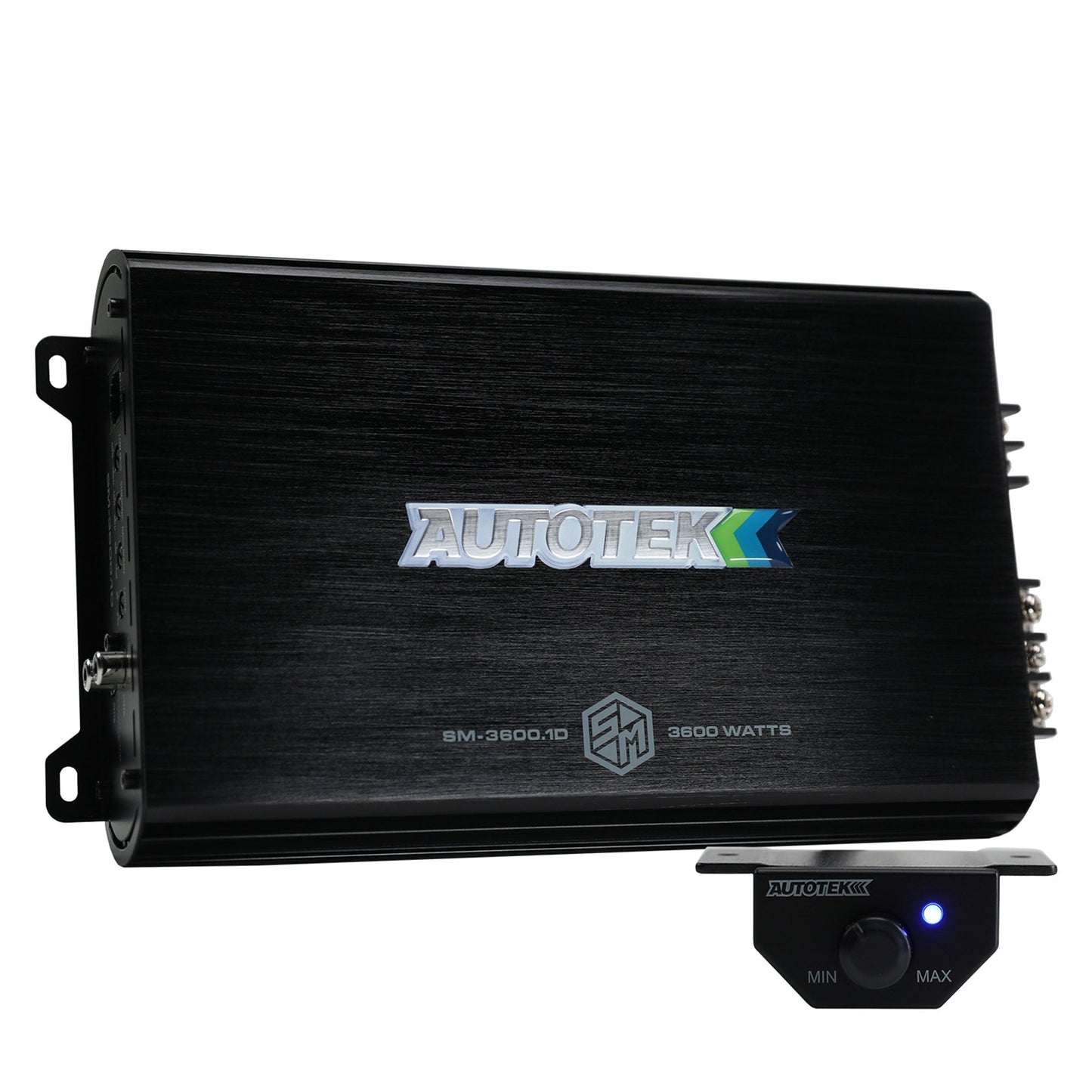 Autotek Street Machine 3600W 2 Channel Car Audio Amplifier, Bass Knob, Equalizer - Find Fresh Goods