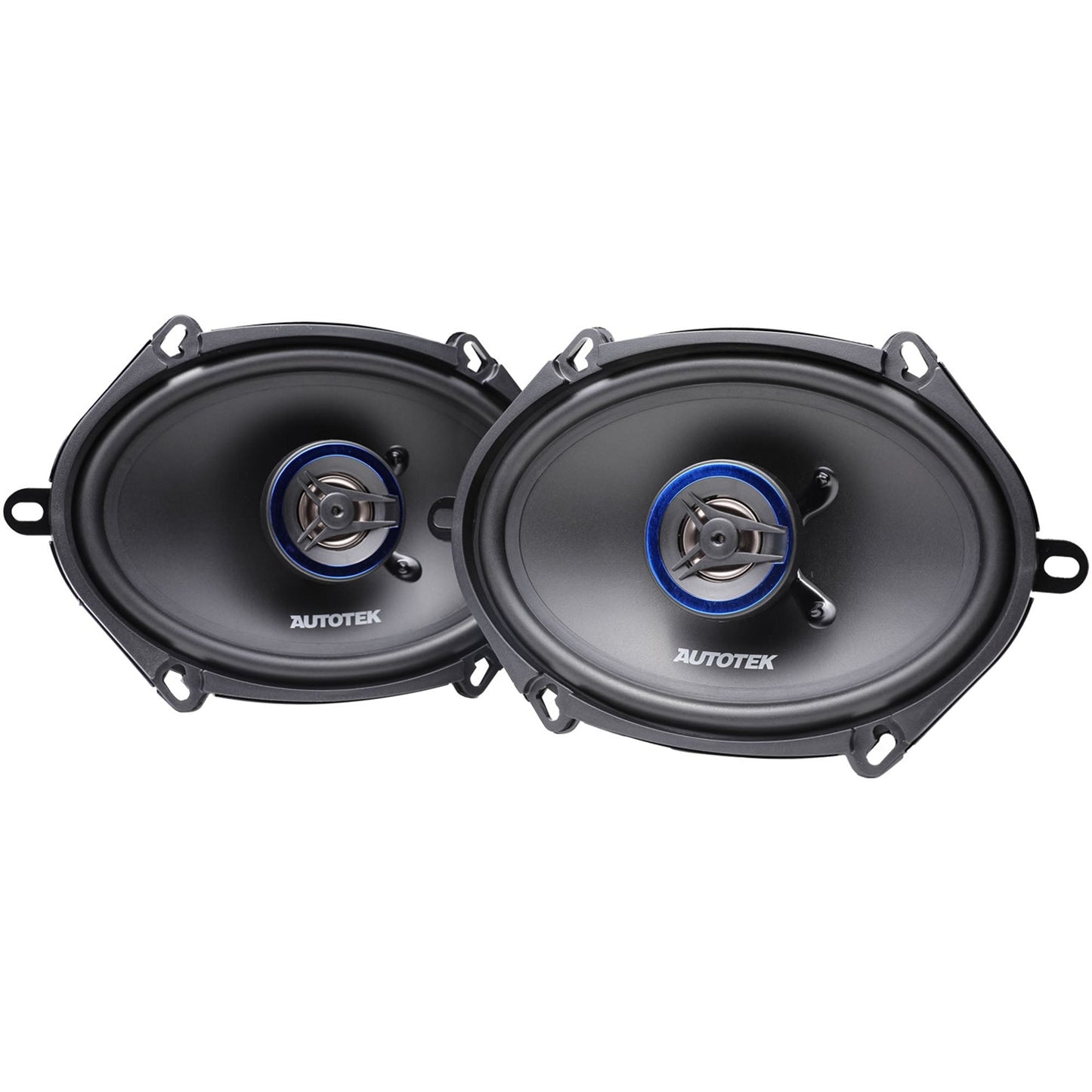Autotek Street Machine 250W 5"x7" & 6"x8" 2 Way Car Audio Coaxial Speakers, Pair - Find Fresh Goods