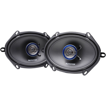 Autotek Street Machine 250W 5"x7" & 6"x8" 2 Way Car Audio Coaxial Speakers, Pair - Find Fresh Goods