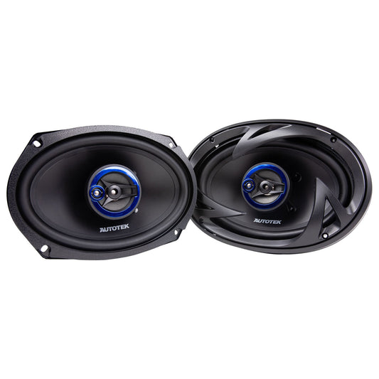 Autotek Street Machine 6x9 in. 3-Way Car Audio Universal Coaxial Speakers, Pair - Find Fresh Goods