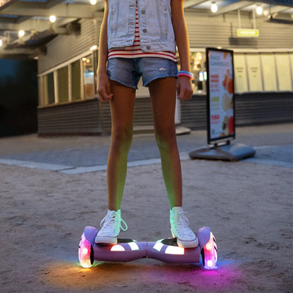 Jetson All Terrain Electric Hoverboard Self Balancing Scooter LED Lights, Purple