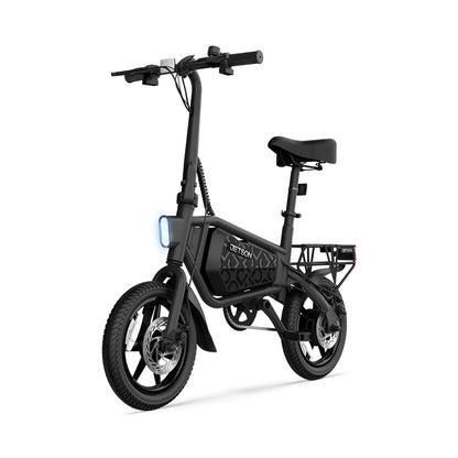 Jetson Bolt Pro Max Electric Folding Bike,14 Inch Wheels, 15.5 MPH Speed, Black