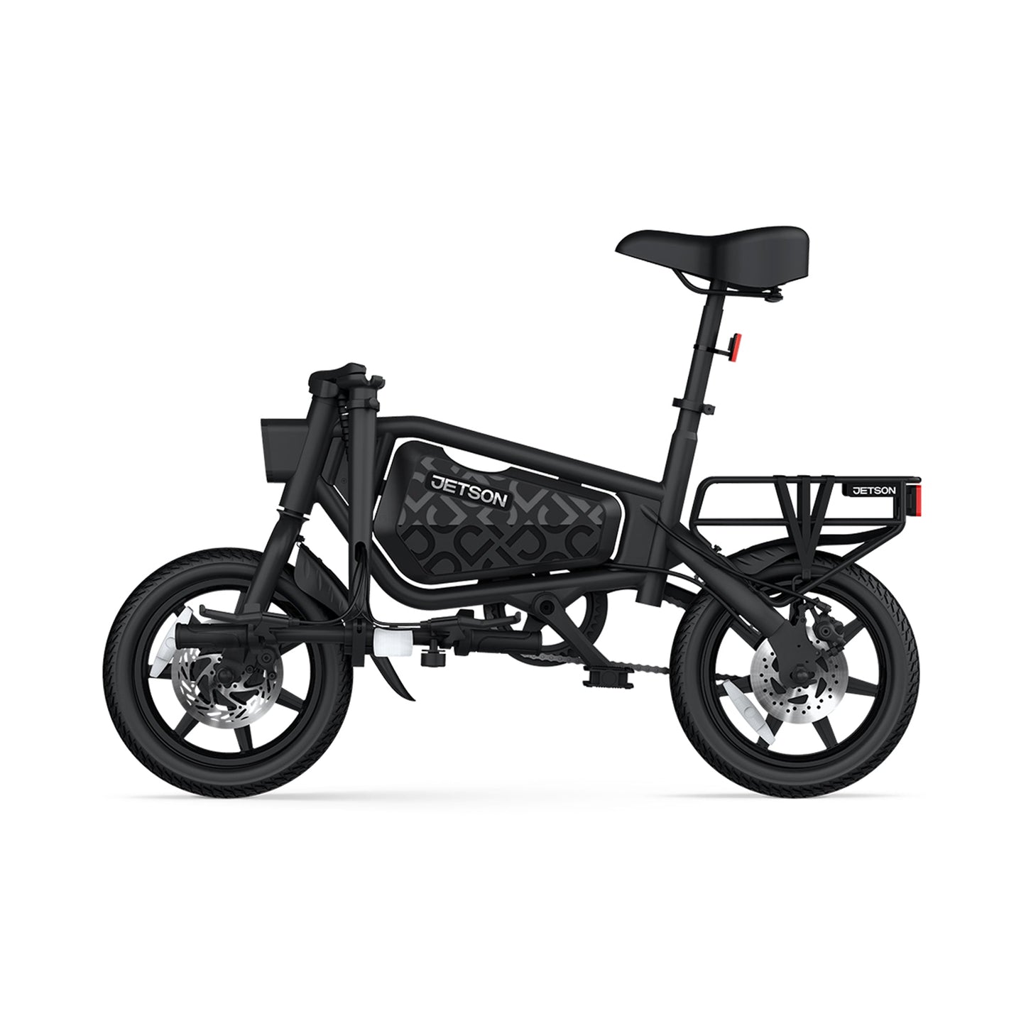 Jetson Bolt Pro Max Electric Folding Bike,14 Inch Wheels, 15.5 MPH Speed, Black