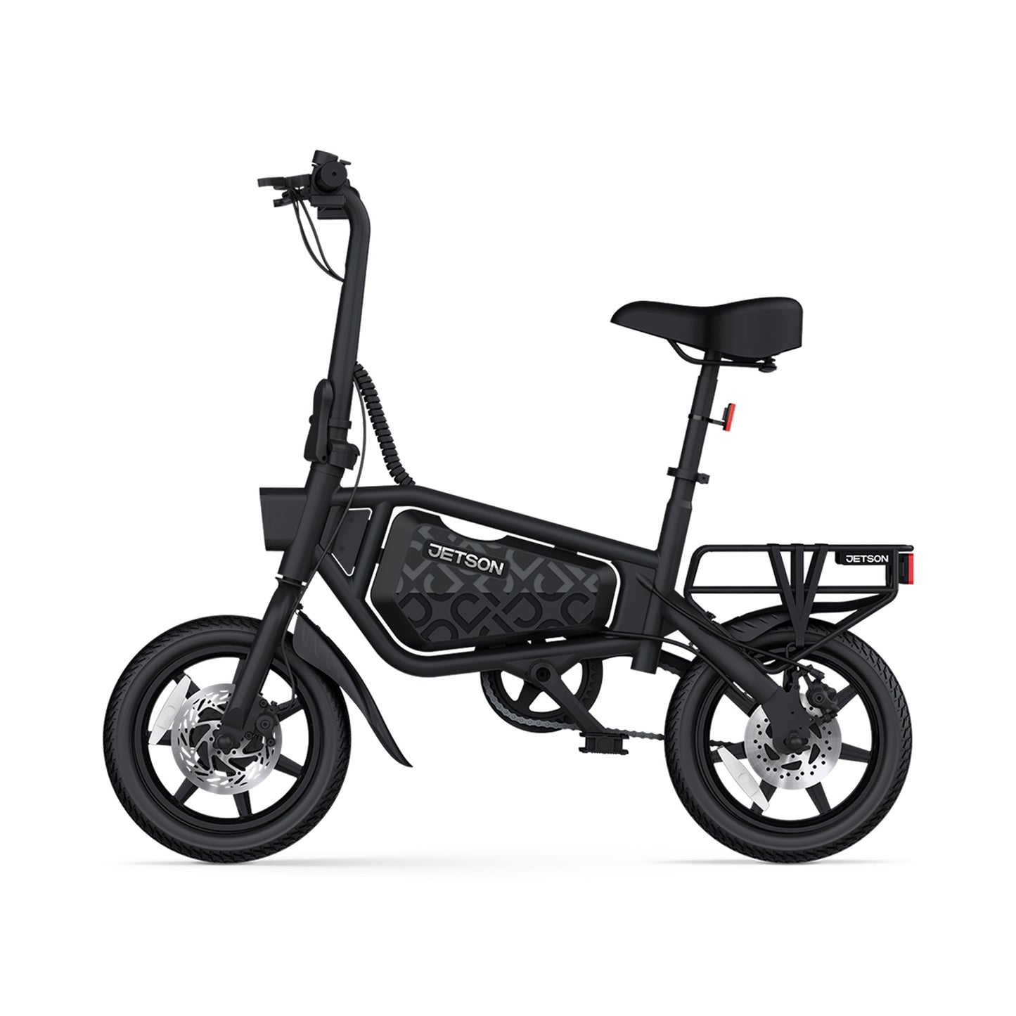 Jetson Bolt Pro Max Electric Folding Bike,14 Inch Wheels, 15.5 MPH Speed, Black