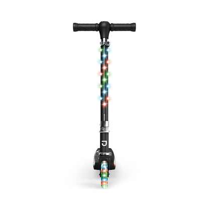 Jetson Jupiter Kick Scooter with LED Lights & Height Adjustable Handlebar, Black