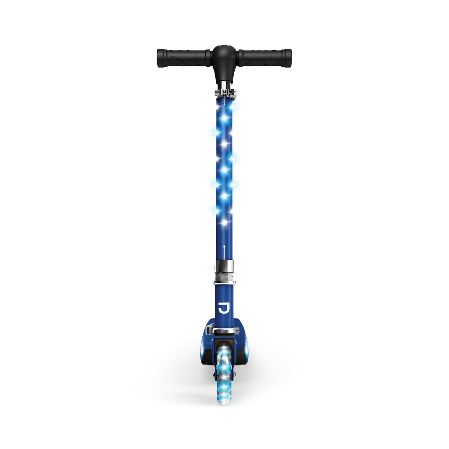 Jetson Jupiter Kick Scooter with LED Lights & Height Adjustable Handlebar, Blue