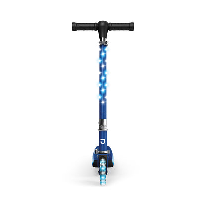 Jetson Jupiter Kick Scooter with LED Lights & Height Adjustable Handlebar, Blue