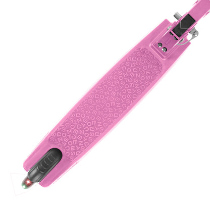 Jetson Jupiter Kick Scooter with LED Lights & Height Adjustable Handlebar, Pink