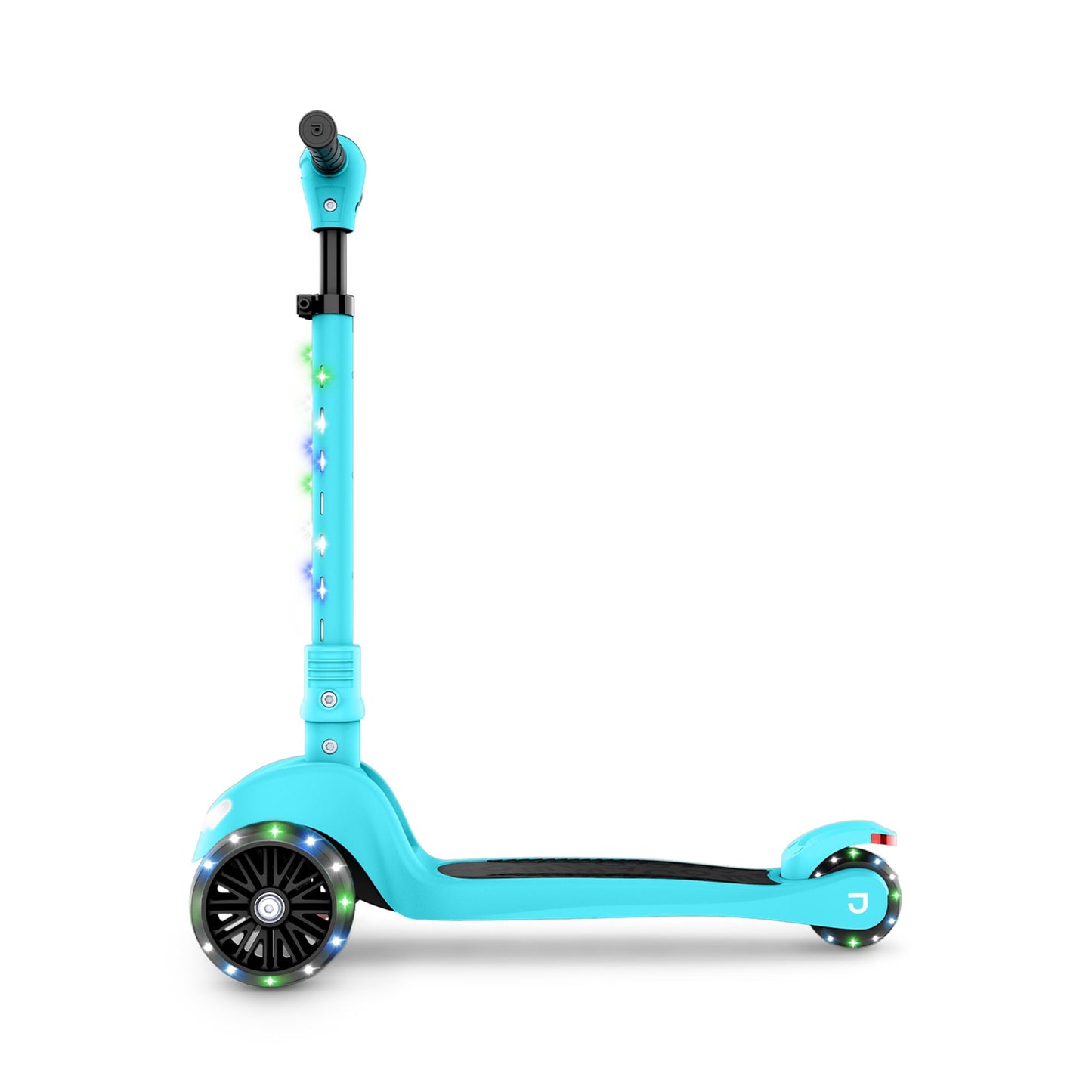 Jetson Jupiter Mini 3 Wheel Light-Up Kick Scooter, Adjustable Handlebar, Blue