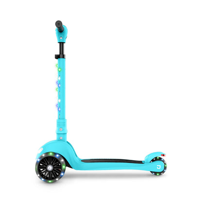 Jetson Jupiter Mini 3 Wheel Light-Up Kick Scooter, Adjustable Handlebar, Blue