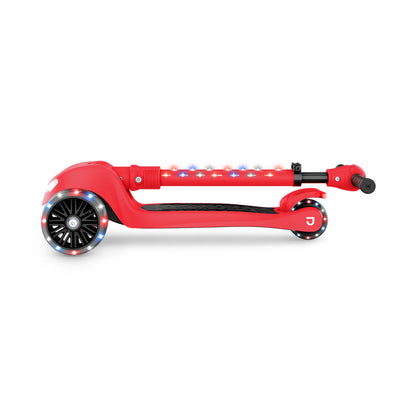 Jetson Jupiter Mini 3 Wheel Light-Up Kick Scooter with Adjustable Handlebar, Red