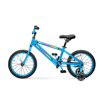 Jetson Light Rider 16" LED Kids Bike with Coaster Brakes, Training Wheels, Blue
