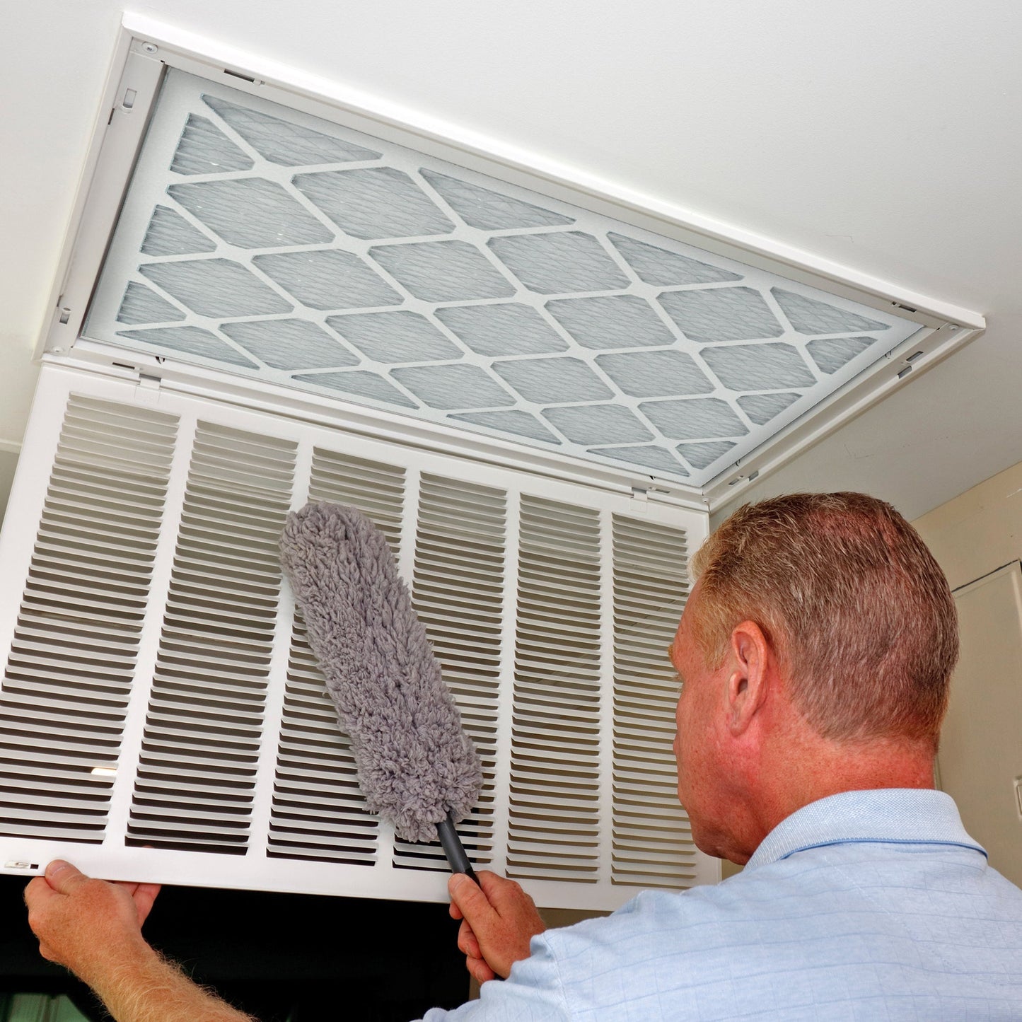 Cabana Air Filters 6 Pack HVAC Furnace Air Filters, MERV 8, 14 x 24 x 1, White