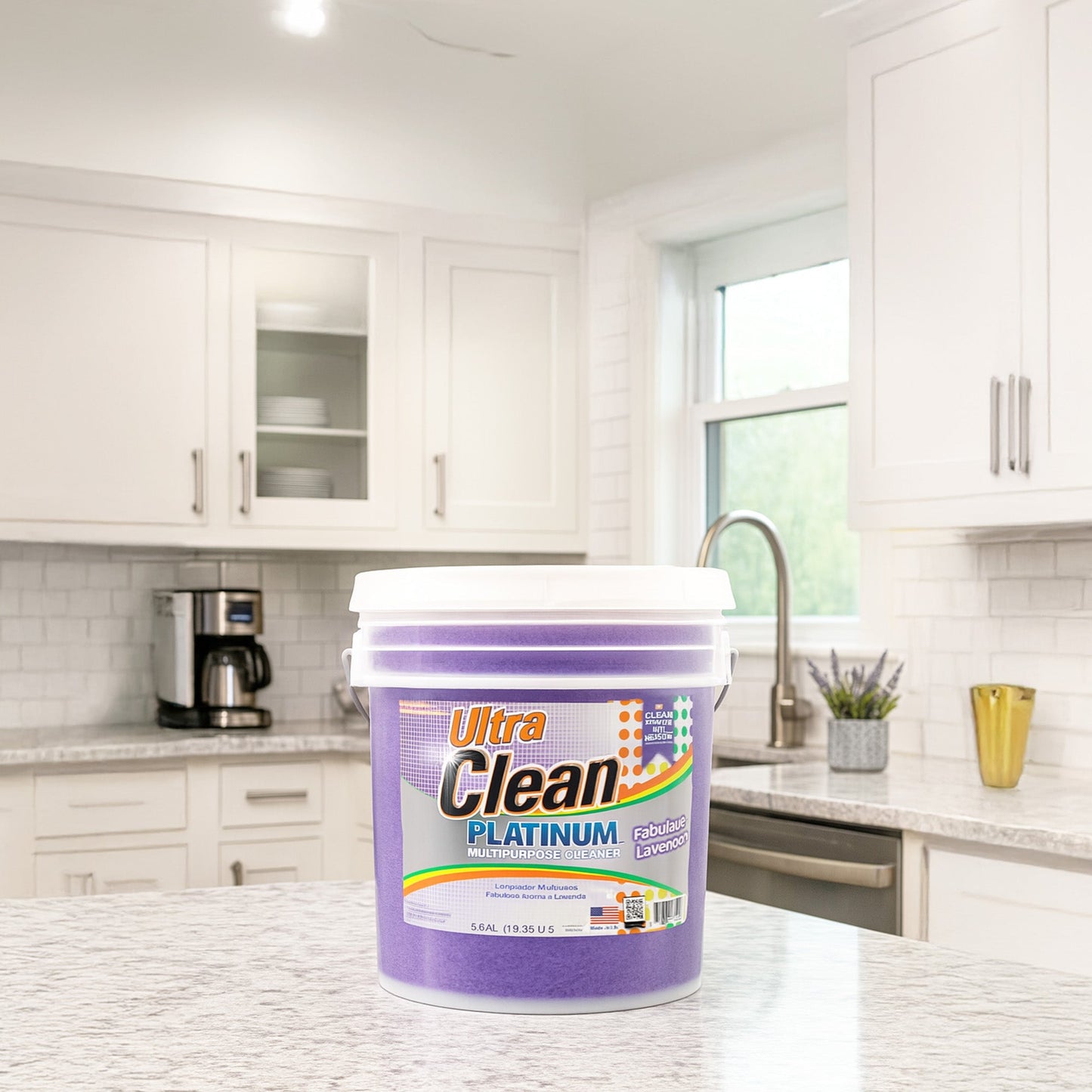 Ultra Clean Platinum Multipurpose Cleaner, Non-Abrasive, Lavender, 5 Gallons