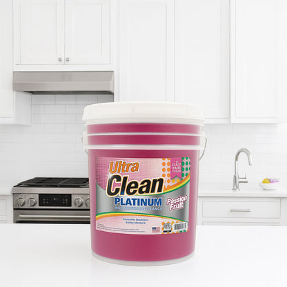Ultra Clean Platinum Multipurpose Cleaner, Non-Abrasive, Passion Fruit, 5 Gal