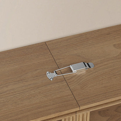 VAUXHILL & CO. Halston Standard Bookcase, Doors, Adjustable Shelving Unit, Oak