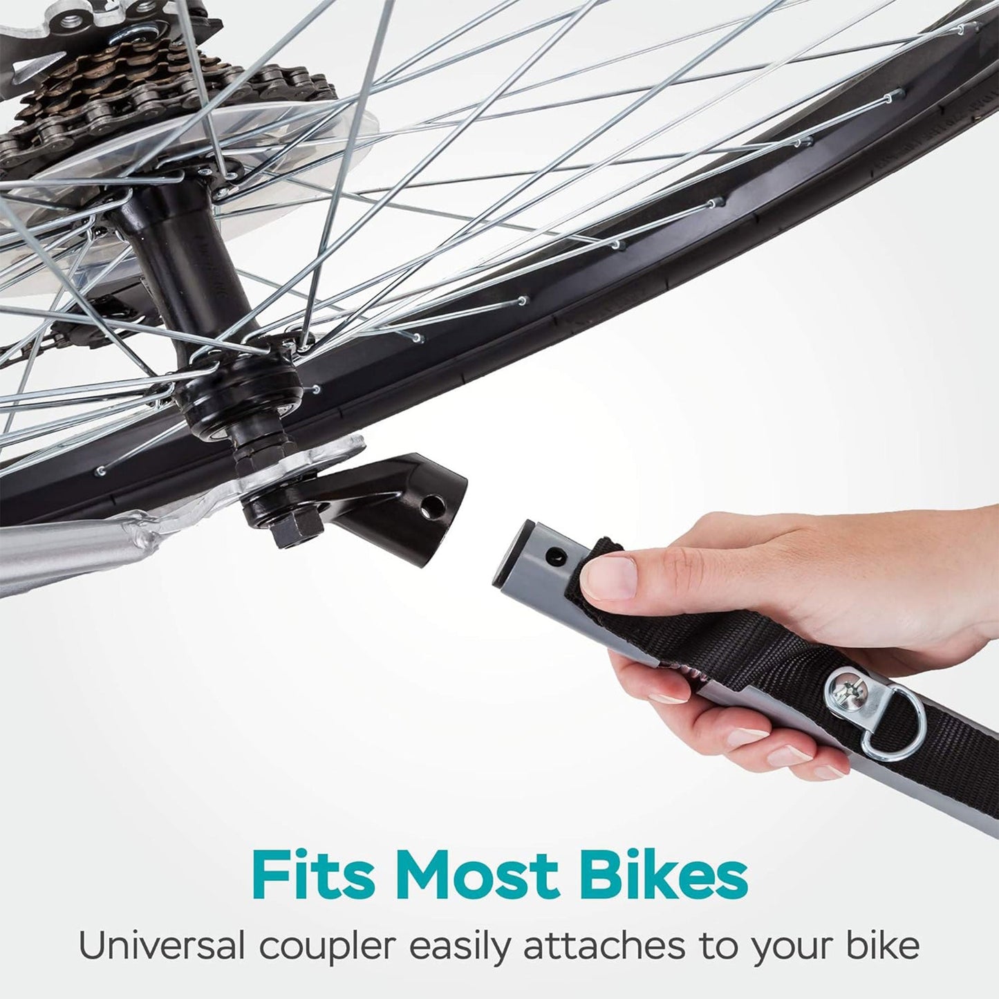 InStep Take 2 Folding Frame Outdoor Nylon Bike Trailer with Double Seat, Blue