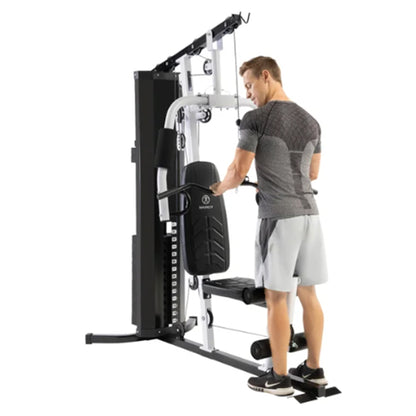 Marcy 150 lb Stack Home Gym, Full Body Strength Training Workout Machine, Black