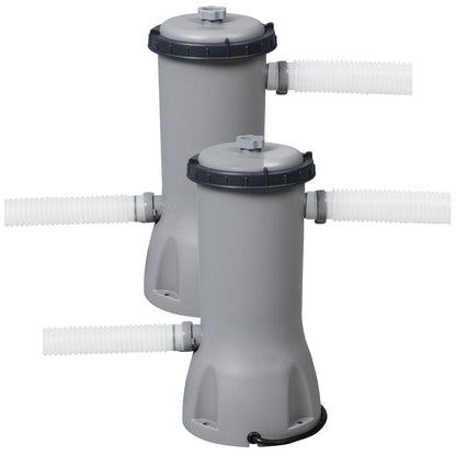 Bestway Flowclear 1,000 GPH Above Ground Swimming Pool Filter Pump, 2 Pack