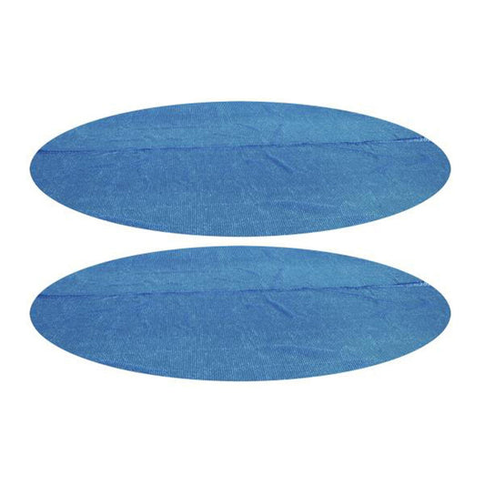 Bestway Flowclear 14 Feet Round Above Ground Pool Solar Pool Cover Only, 2 Pack