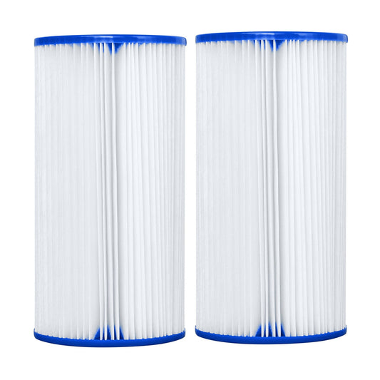 Bestway 4.2" x 8" Type III-A/C Filter Cartridge for Outdoor Pool Pump, 2 Pack