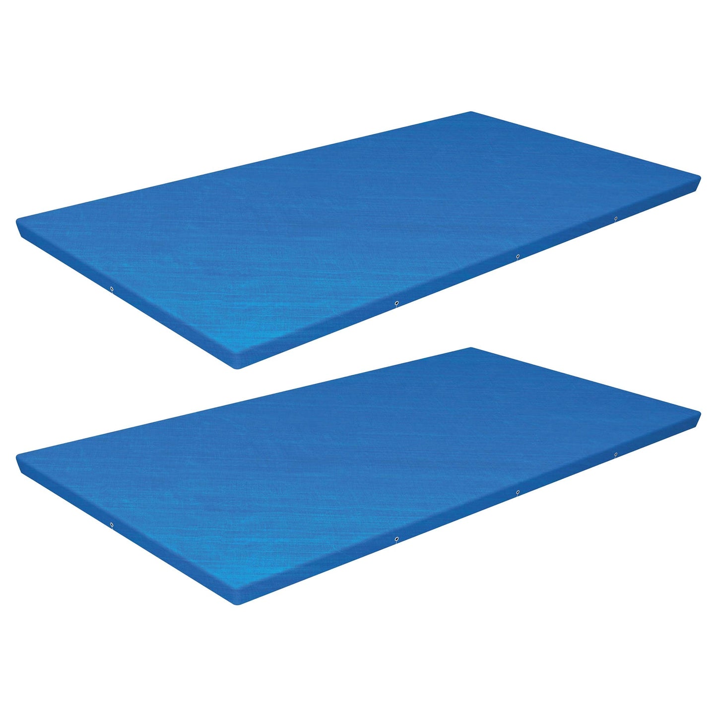 Bestway Flowclear Rectangular Above Ground Pool Cover, (Cover Only), 2 Pack