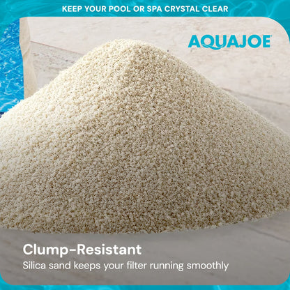 Aqua Joe Premium Pool & Spa Filter Sand for Swimming Pools, 50 lb, FLTSAND50
