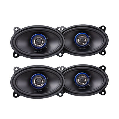 Autotek 4 Pack Street Machine 200W 4 x6 in. 2 Way Car Audio Coaxial Speakers - Find Fresh Goods