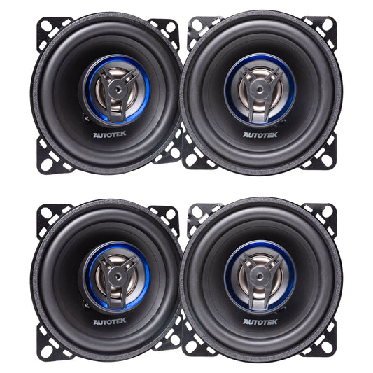 Autotek 4 Pack Street Machine 200 Watt 4 Inch 2 Way Car Audio Coaxial Speakers - Find Fresh Goods