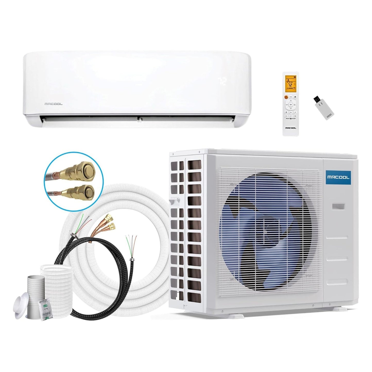 MRCOOL 24,000 BTU DIY Ductless Mini-Split Smart WiFi Air Handler/Condenser 230V