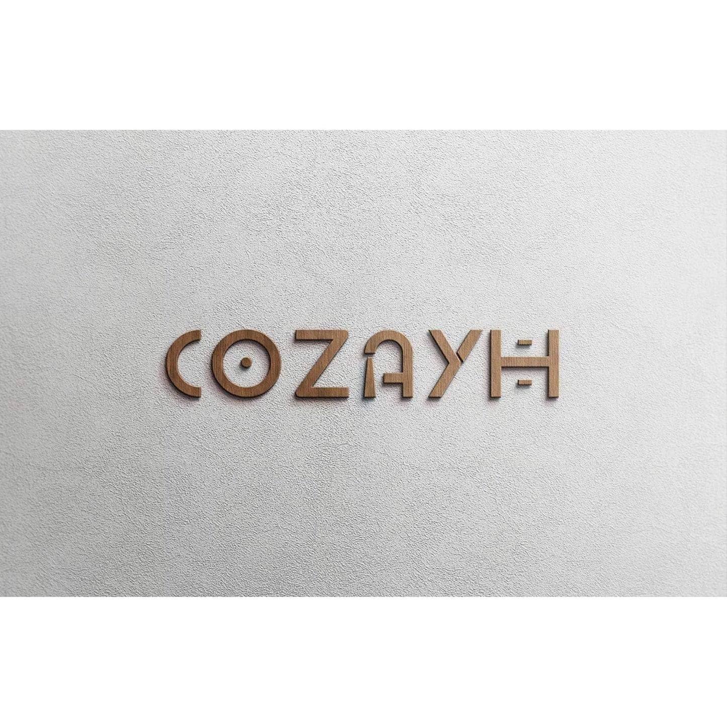 COZAYH Round Rustic Wood End Table Accent Nightstand Side Table, Bedroom, White