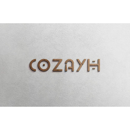 COZAYH Round Rustic Wood End Table Accent Nightstand Side Table, Bedroom, White