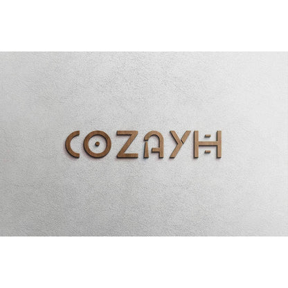 COZAYH Rustic Farmhouse Wooden End Table with Storage Shelf, Vintage Grey Finish