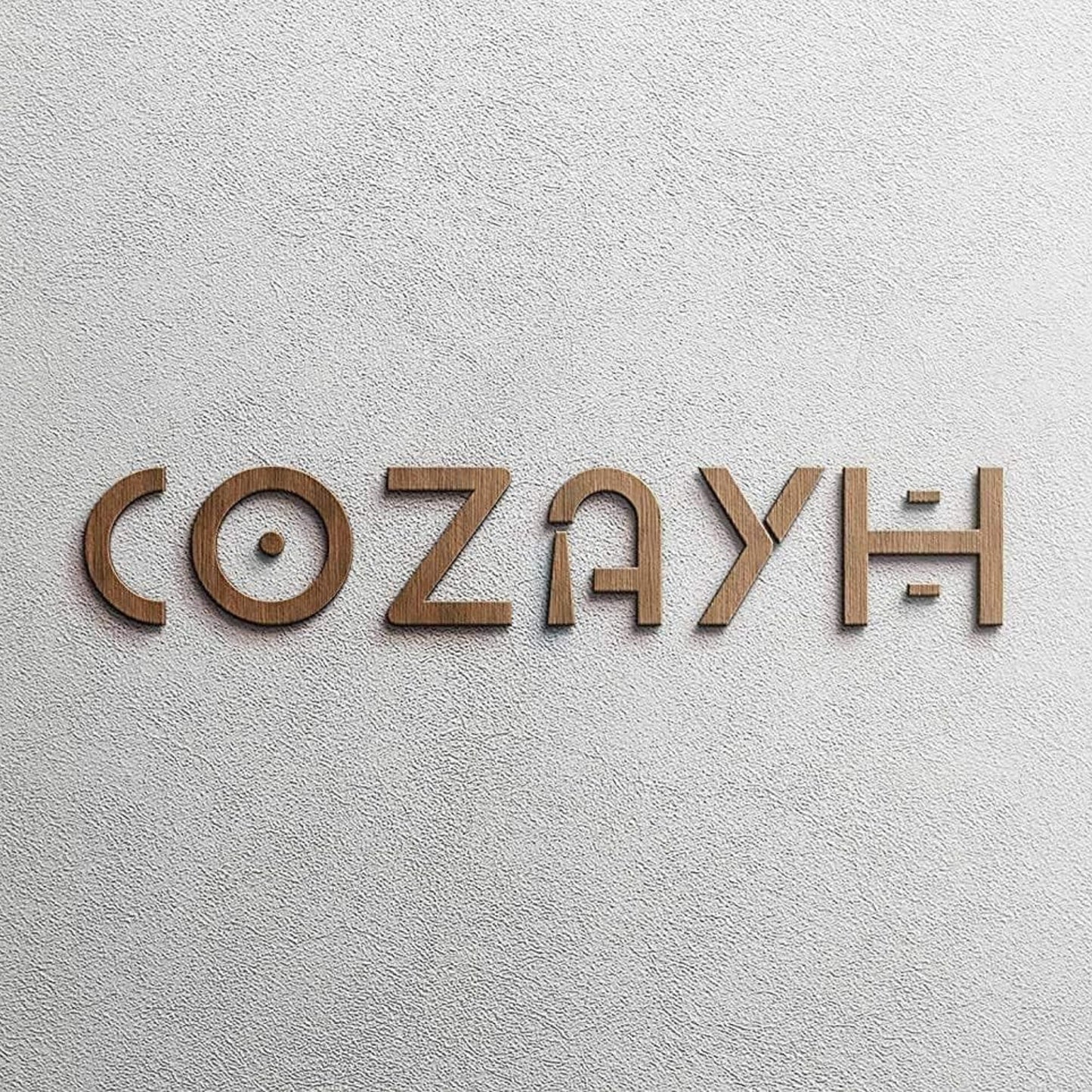 COZAYH Rustic Farmhouse Wooden End Table with Storage Shelf, Vintage Grey Finish