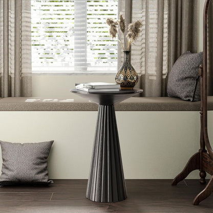 COZAYH Pedestal Small Drink Round Martini Table for Living Rooms or Bedrooms