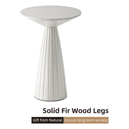 COZAYH Pedestal Small Drink Round Martini Table for Living Rooms or Bedrooms