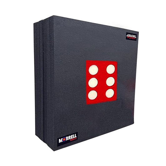 Morrell Targets Center Punch 35″ Foam Frame with High Roller Insert, Black/Red