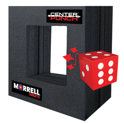 Morrell Targets Center Punch 24″ Foam Frame with High Roller Insert, Black/Red