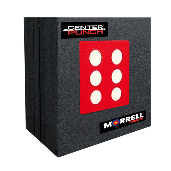 Morrell Targets Center Punch 24″ Foam Frame with High Roller Insert, Black/Red