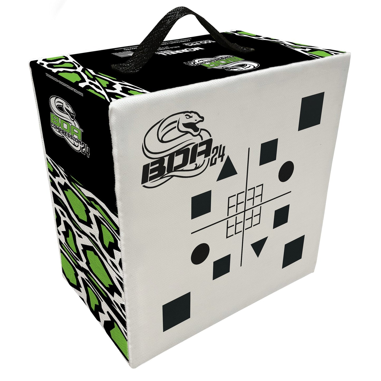 Morrell Targets BOA Compression Foam Archery Target Block, 24 Inch, White/Black